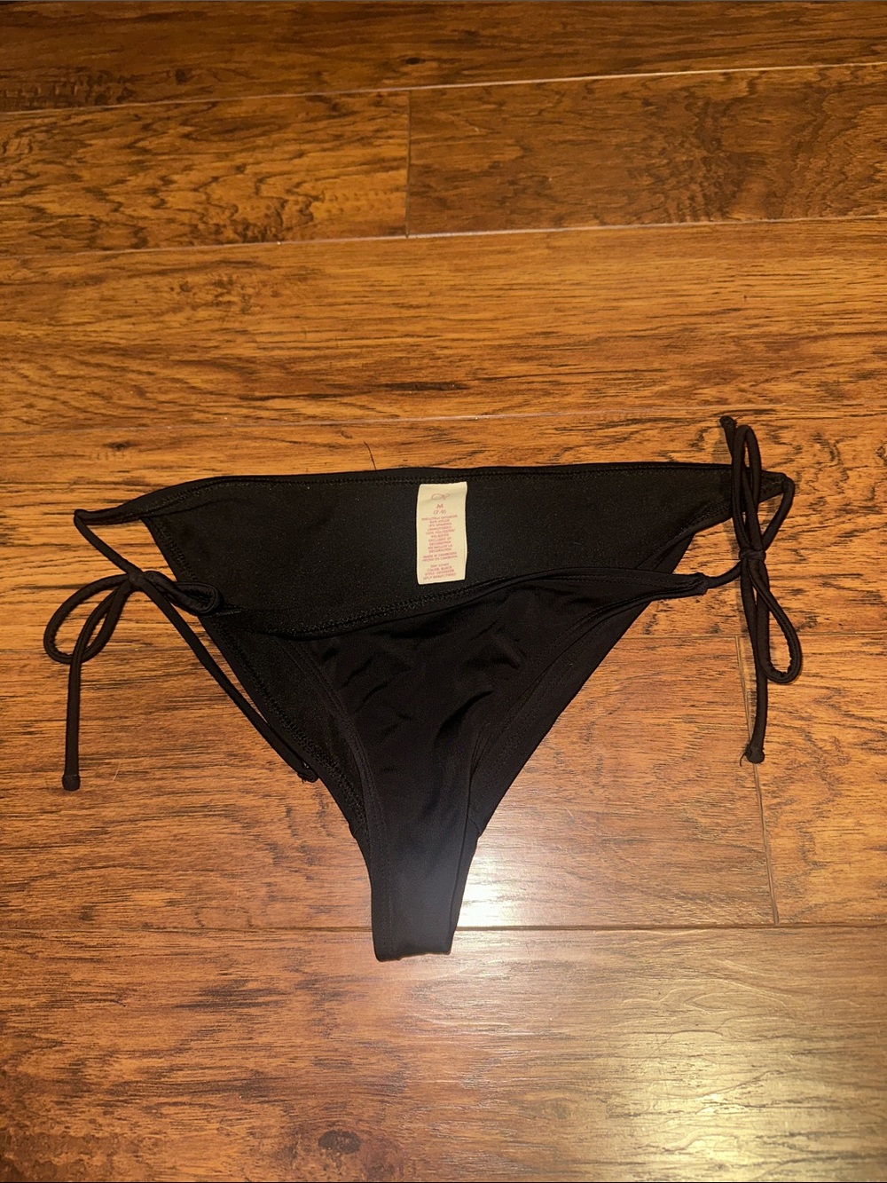 OP Black Tie-Side Bikini Bottom